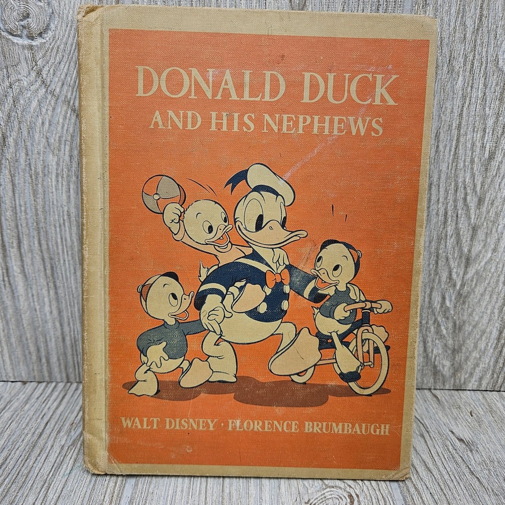 1940‎ Donald Duck and His Nephews Walt Disney Story Book Florence Brumbaugh